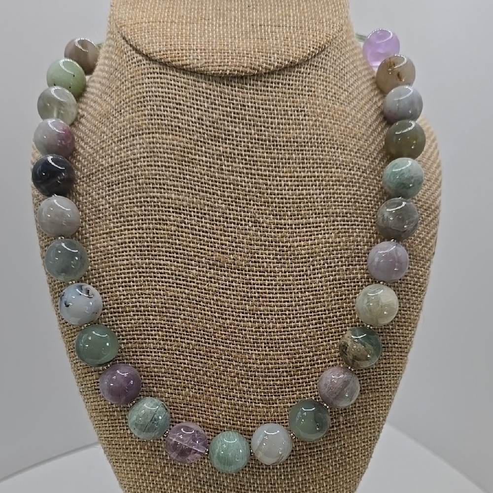 Multicolor Amethyst Gemstone Necklace